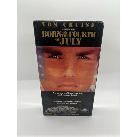 Born on the Fourth of July (1989) (VHS) MCA Universal #80901 (1990) Tom Cruise - Picture 1 of 4